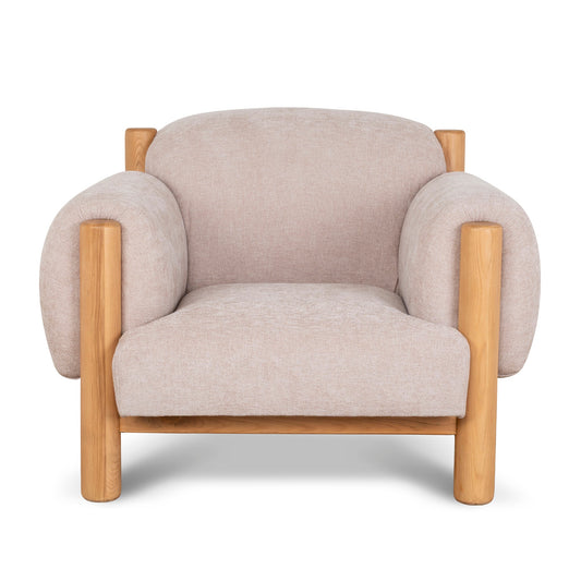 Natural Armchair | Nicki Blush | Myka Home