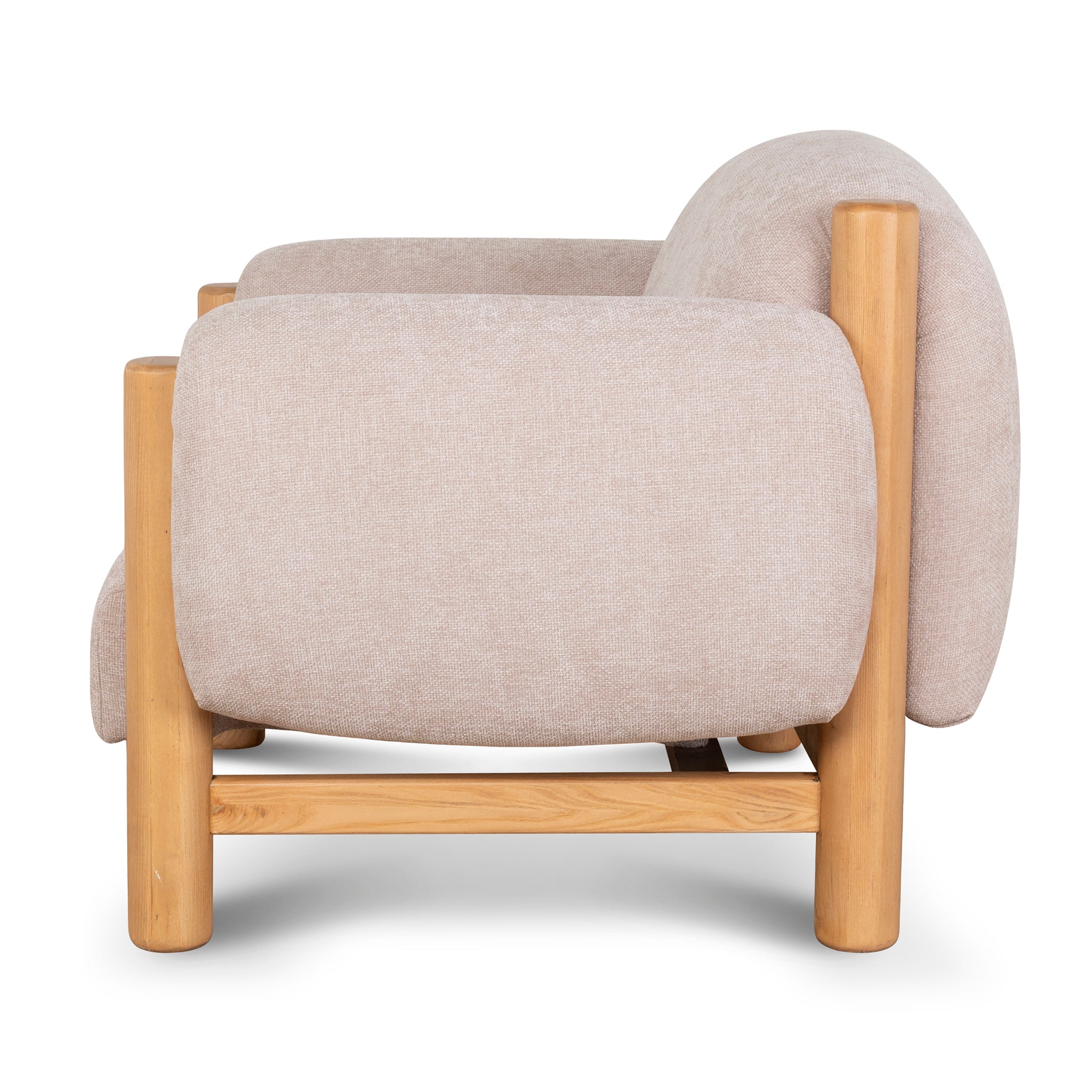 Natural Armchair | Nicki Blush | Myka Home