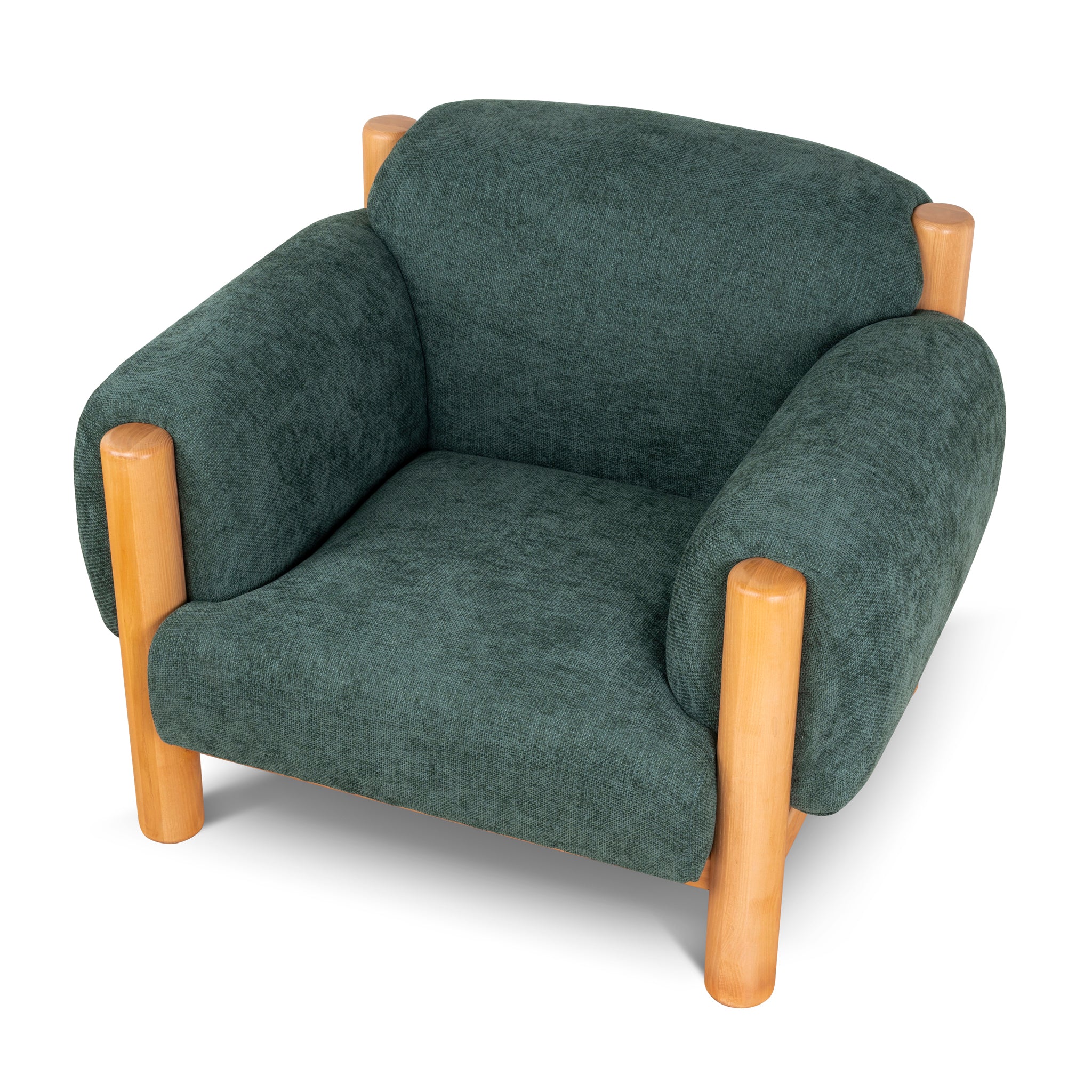 Natural Armchair | Bush Green | Myka Home