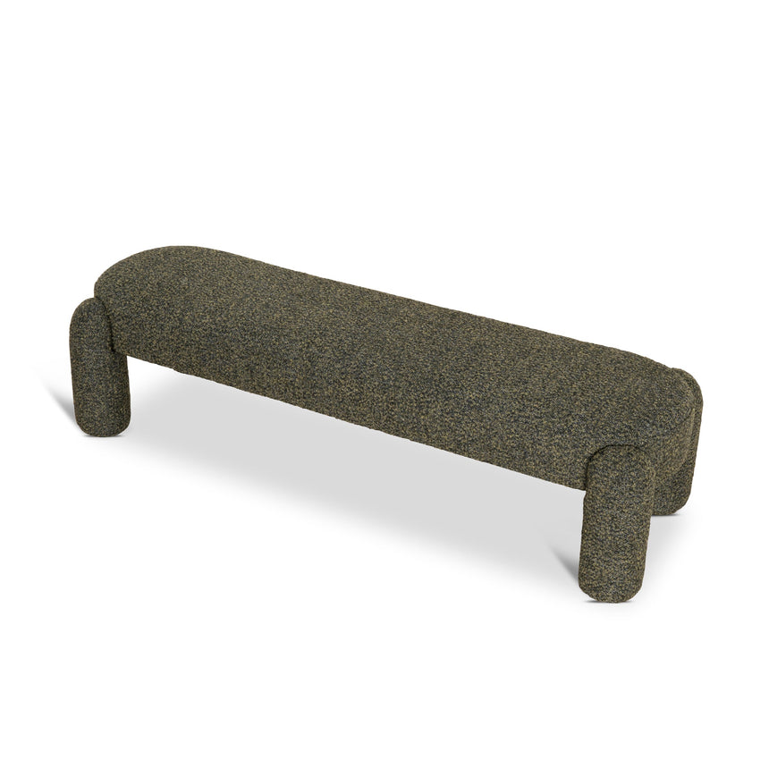 Long Ottoman - Basil Green - View 3