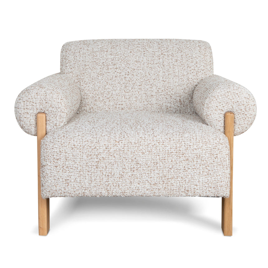 Fabric Armchair - Sand Beige - View 2