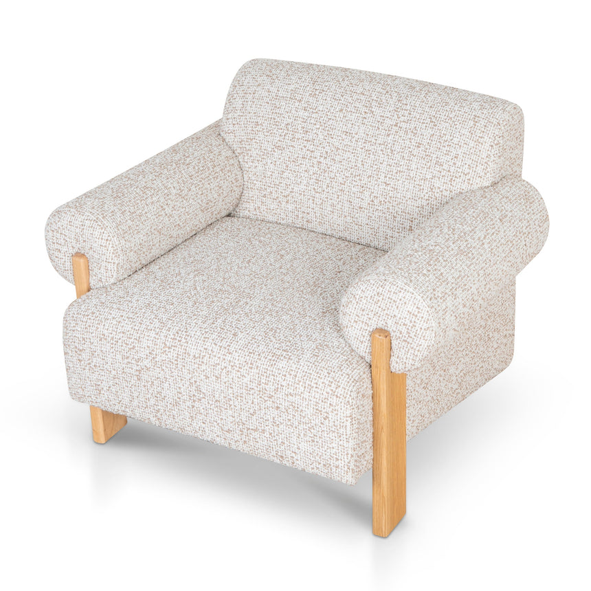 Fabric Armchair - Sand Beige - View 6