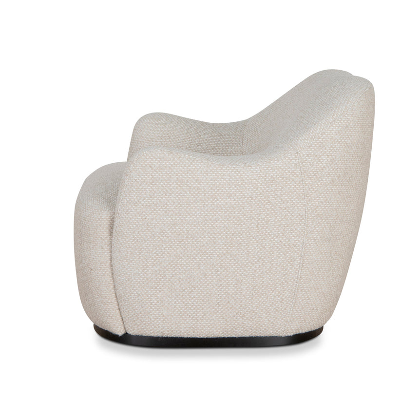 Fabric Armchair - Beige - View 3