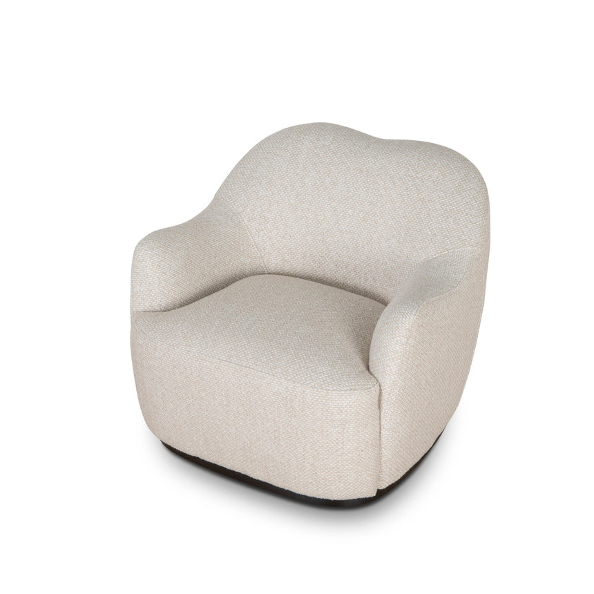 Fabric Armchair - Beige - View 6