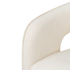 CLC10195-CA Swivel Armchair - White