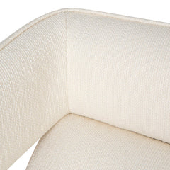 CLC10195-CA Swivel Armchair - White