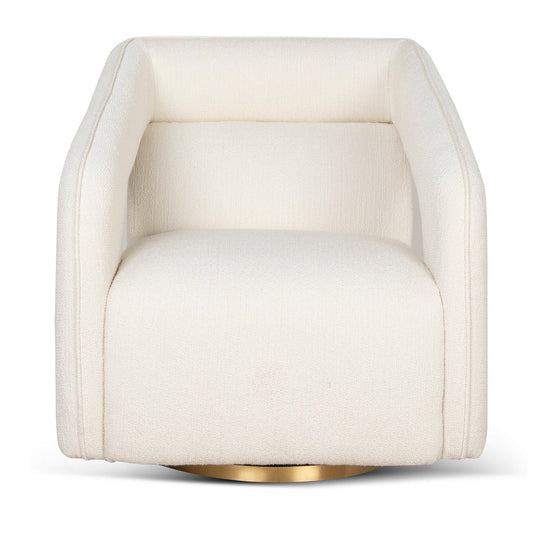 CLC10195-CA Swivel Armchair - White