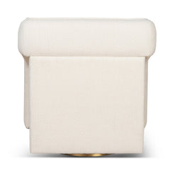 CLC10195-CA Swivel Armchair - White