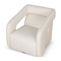 CLC10195-CA Swivel Armchair - White