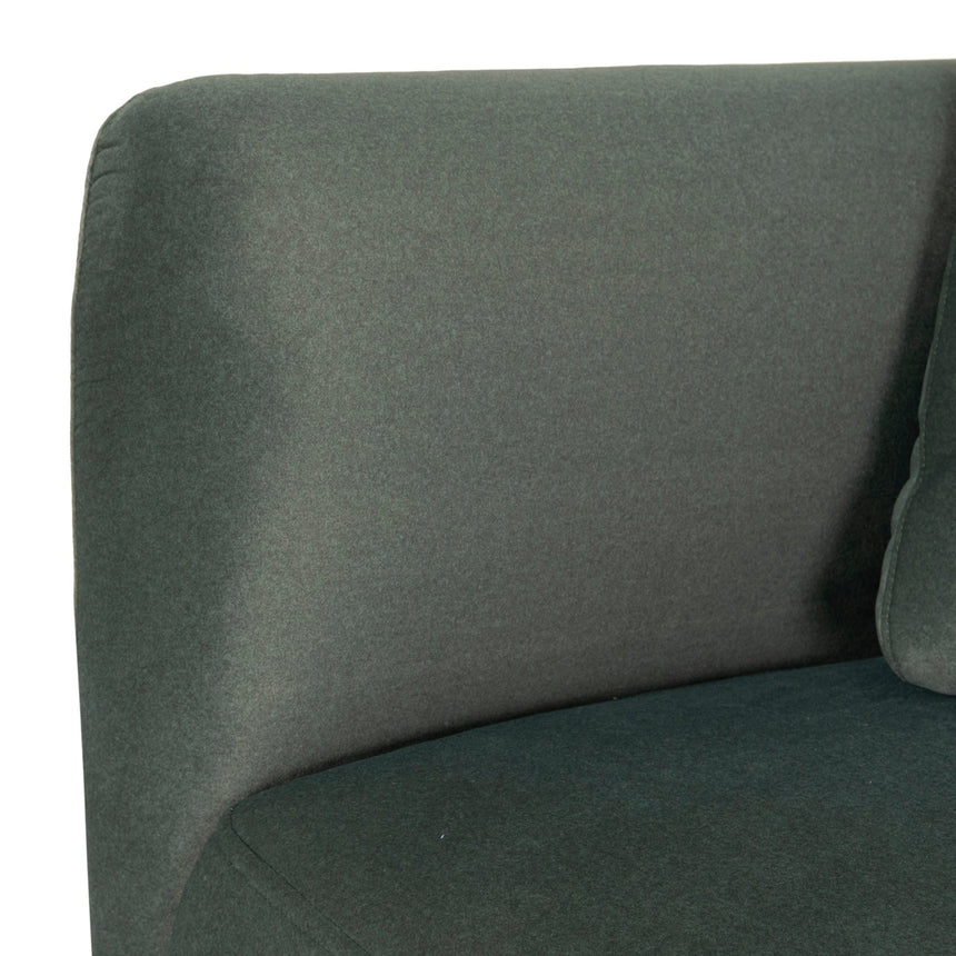 3 Seater Fabric Sofa - Burnt Green - View 16