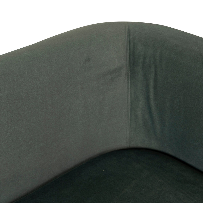 3 Seater Fabric Sofa - Burnt Green - View 7