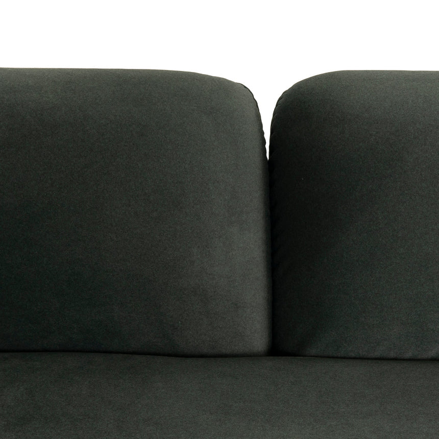 3 Seater Fabric Sofa - Burnt Green - View 8