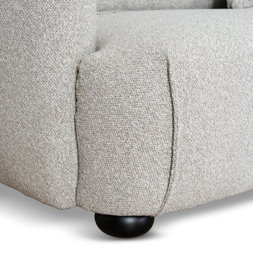 3 Seater Right Chaise Sofa - Clay Grey - View 13