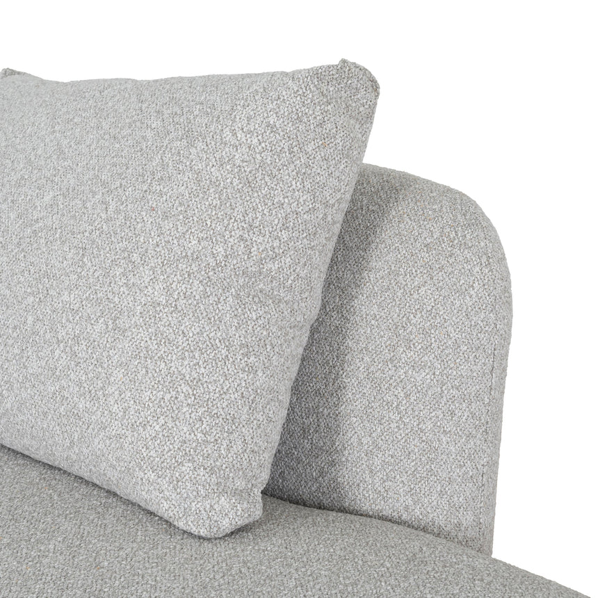 3 Seater Right Chaise Sofa - Clay Grey - View 18