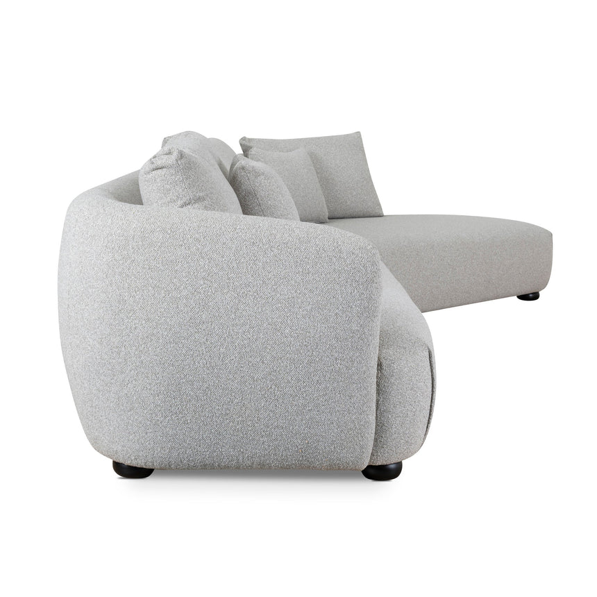 3 Seater Right Chaise Sofa - Clay Grey - View 6