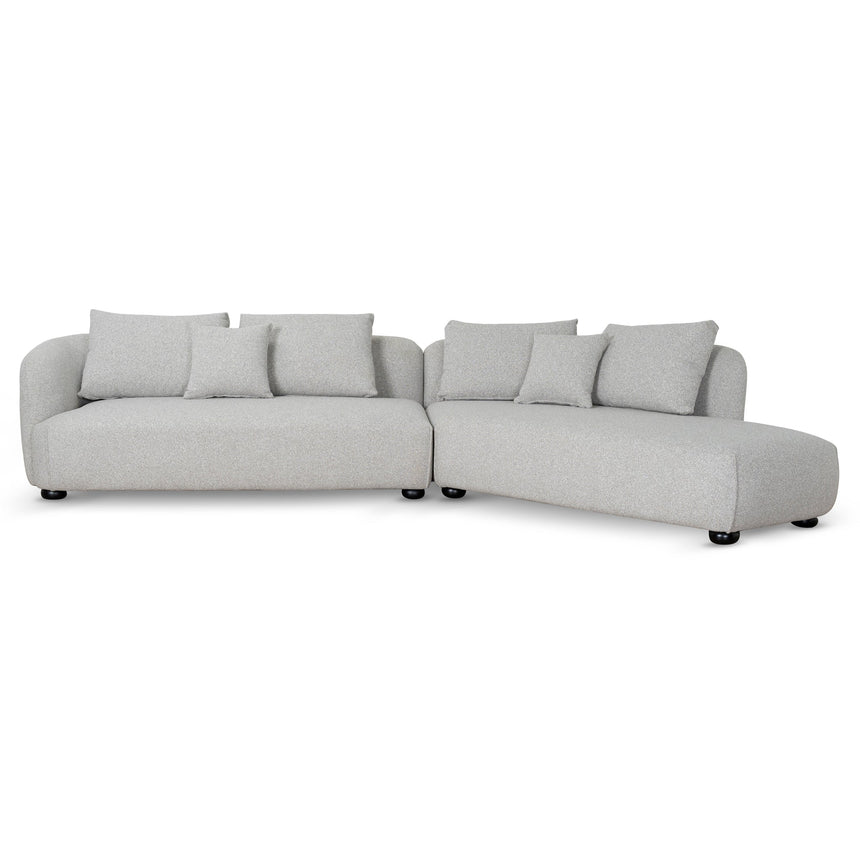 3 Seater Right Chaise Sofa - Clay Grey - View 3