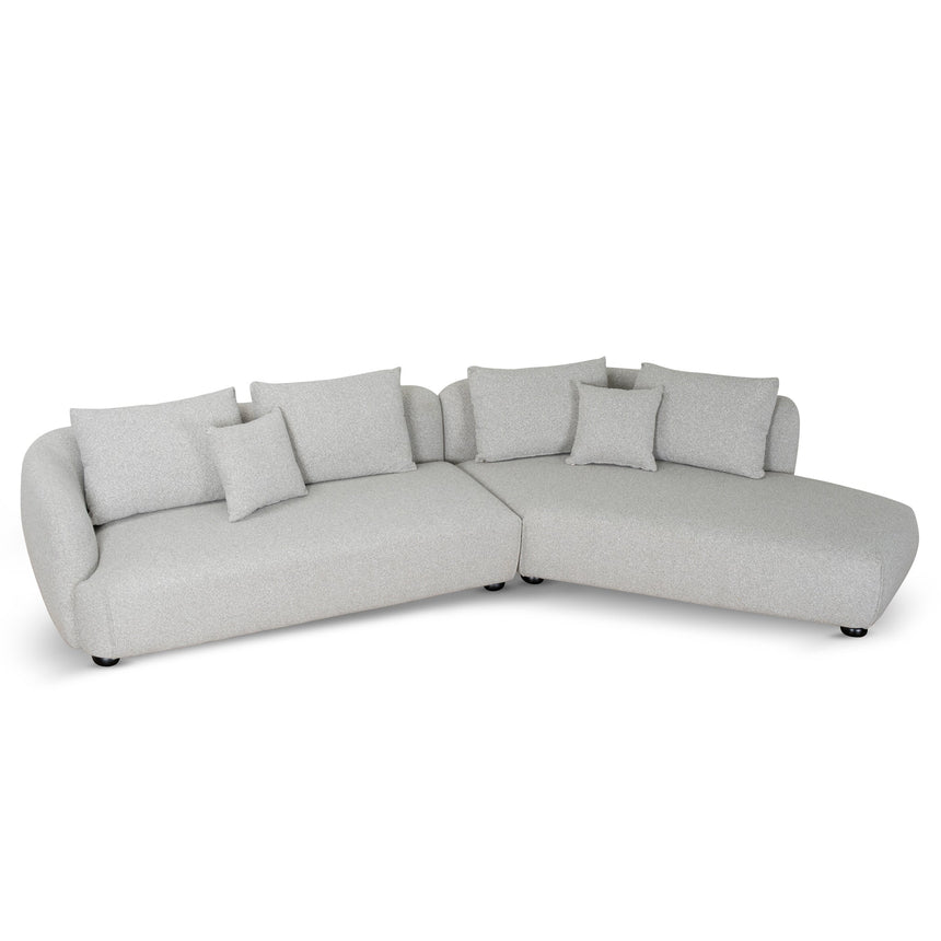 3 Seater Right Chaise Sofa - Clay Grey - View 4