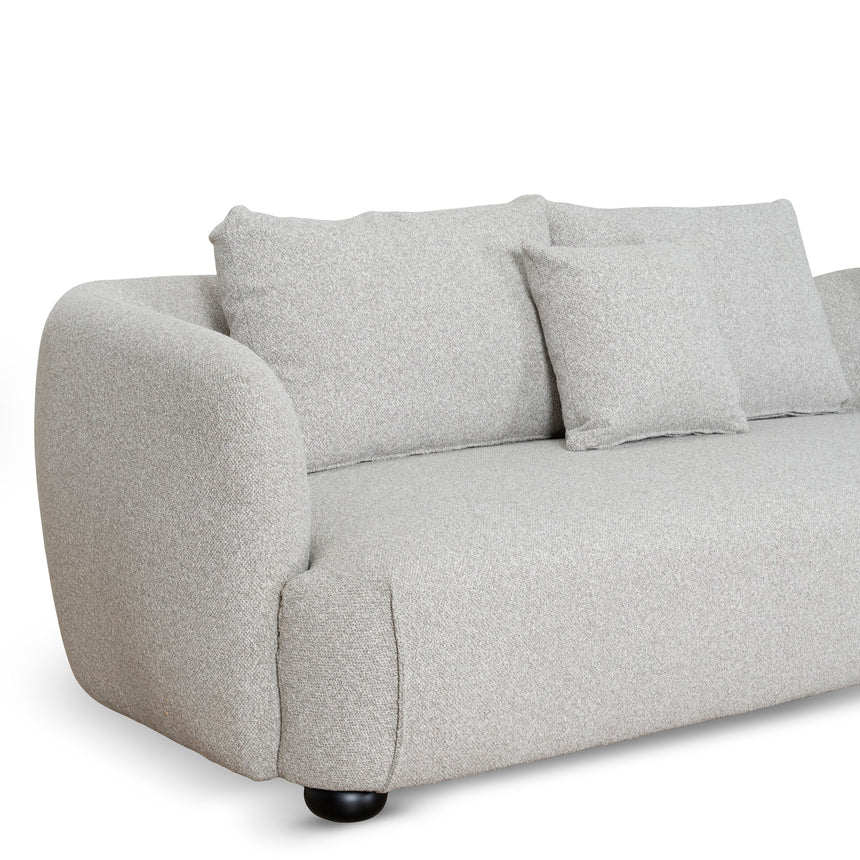 3 Seater Right Chaise Sofa - Clay Grey - View 7