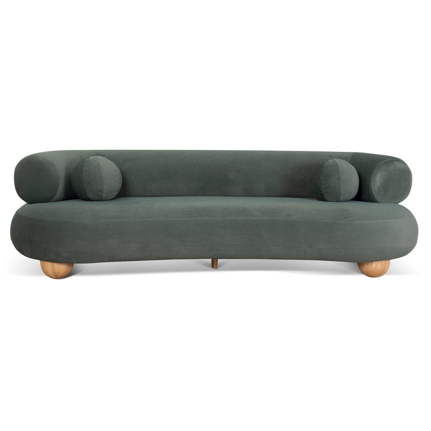 3 Seater Sofa - Burnt Green - View 2