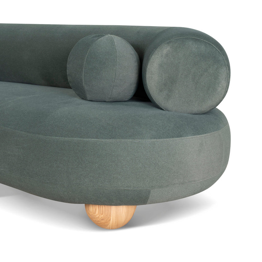 3 Seater Sofa - Burnt Green - View 8