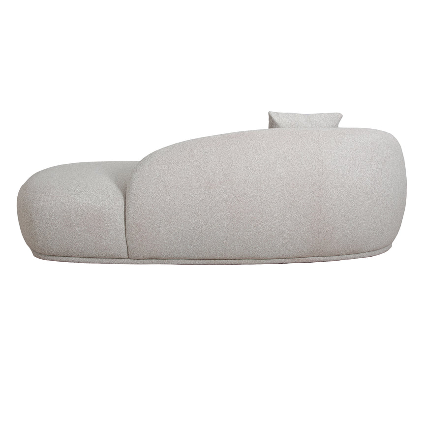 3 Seater Fabric Sofa - Clay Grey - View 4