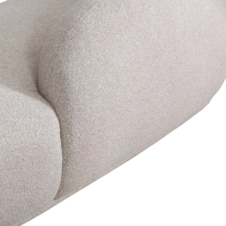 3 Seater Fabric Sofa - Clay Grey - View 8