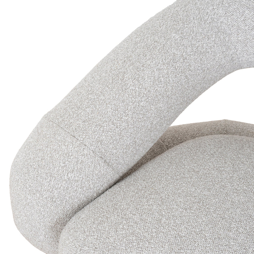 Swivel Armchair - Clay Grey - View 11