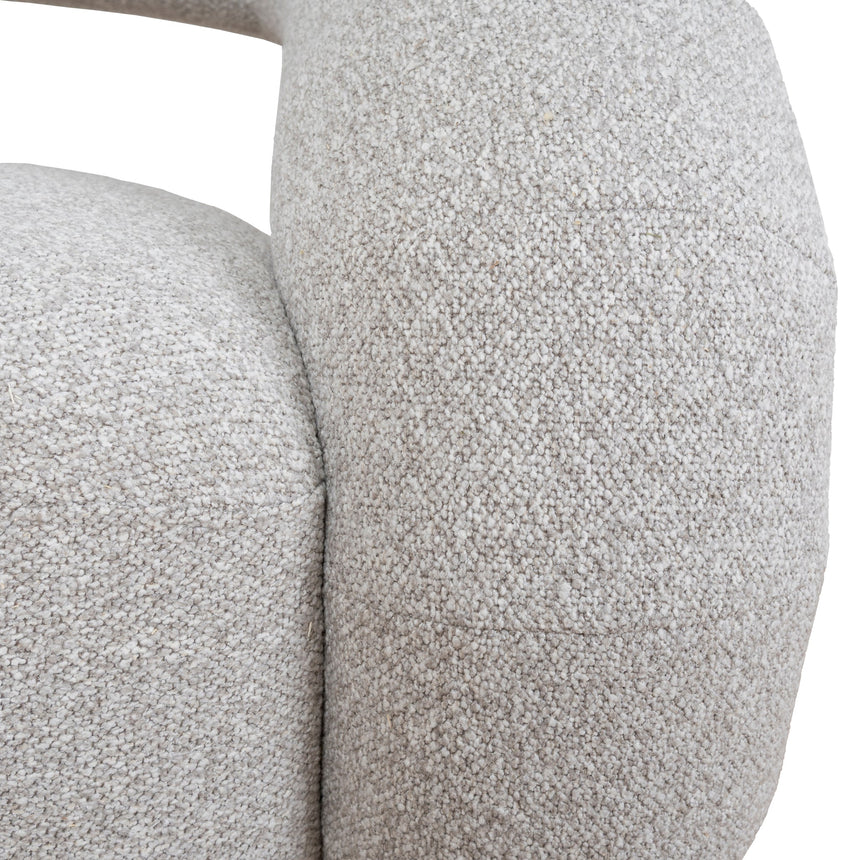 Swivel Armchair - Clay Grey - View 13
