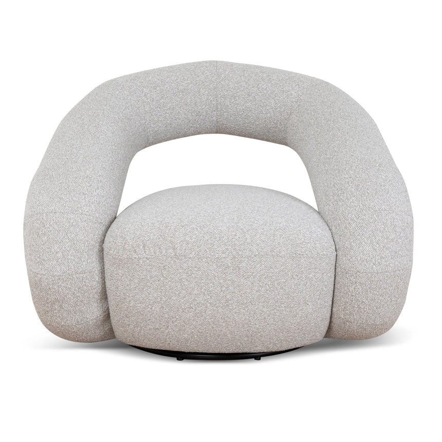 Swivel Armchair - Clay Grey - View 2