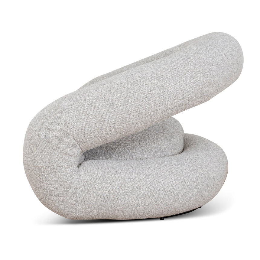 Swivel Armchair - Clay Grey - View 3
