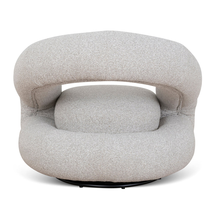 Swivel Armchair - Clay Grey - View 5