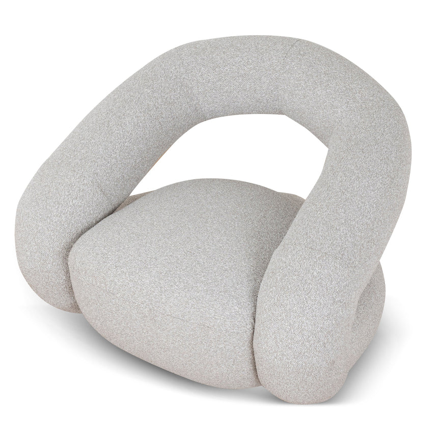 Swivel Armchair - Clay Grey - View 6