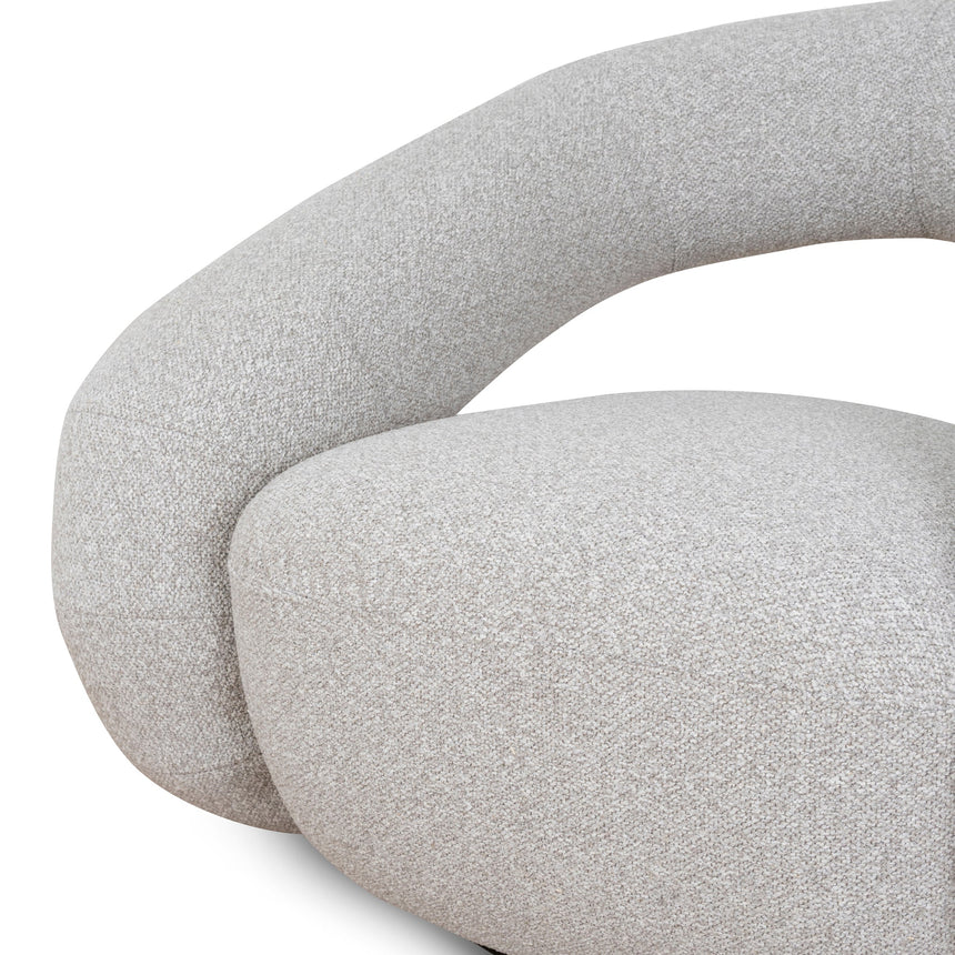 Swivel Armchair - Clay Grey - View 8