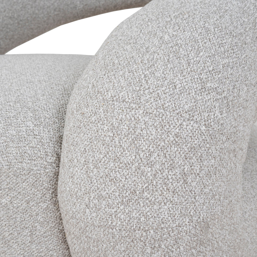 Swivel Armchair - Clay Grey - View 10