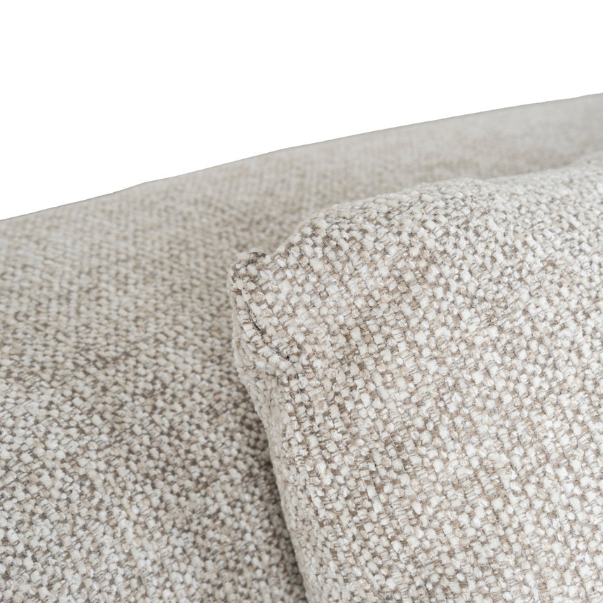 Modular Right Chaise Sofa - Coral Natural Linen - View 15