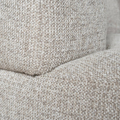 CLC10273-FS Modular Left Chaise Sofa - Coral Natural Linen