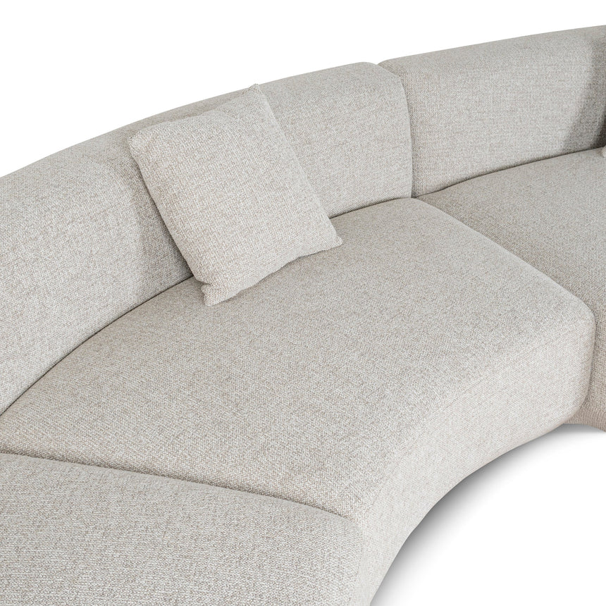 Modular Right Chaise Sofa - Coral Natural Linen - View 11