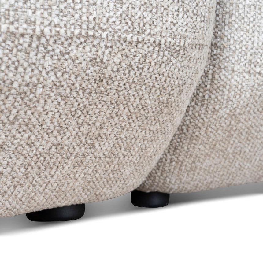 Modular Right Chaise Sofa - Coral Natural Linen - View 16