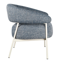 Fabric Armchair | Prussian Blue | Myka Home