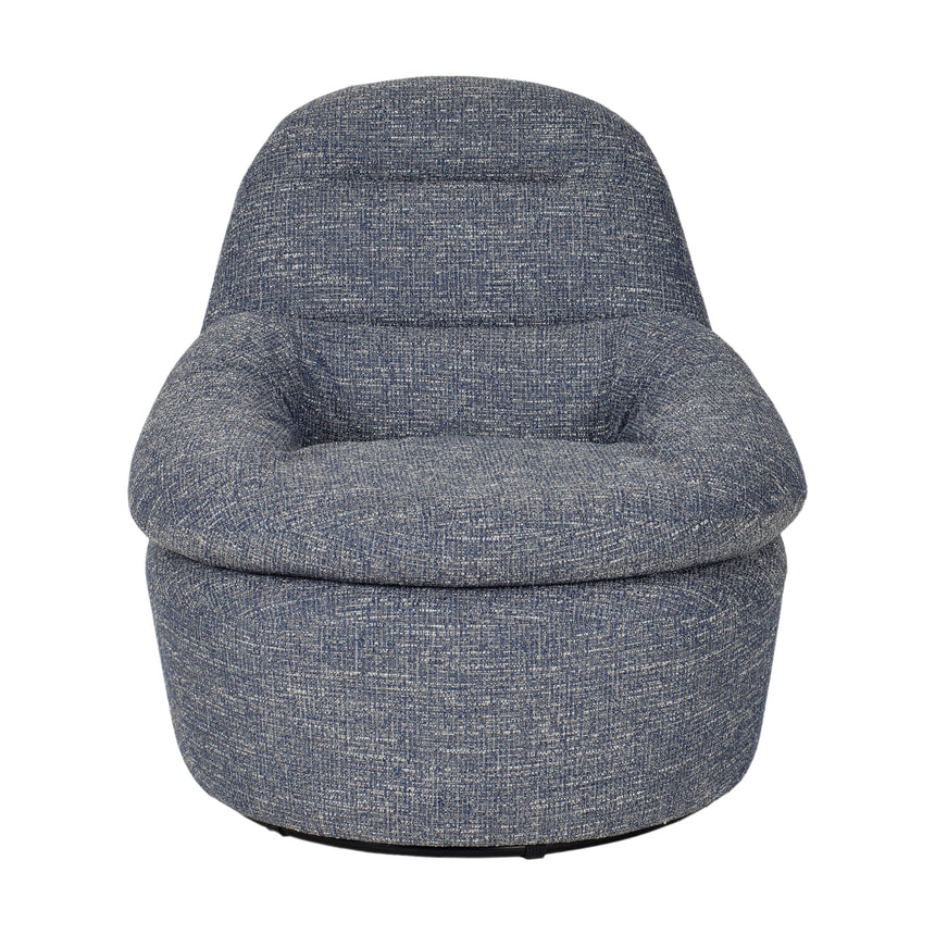 Swivel Lounge Chair - Prussian Blue - View 2
