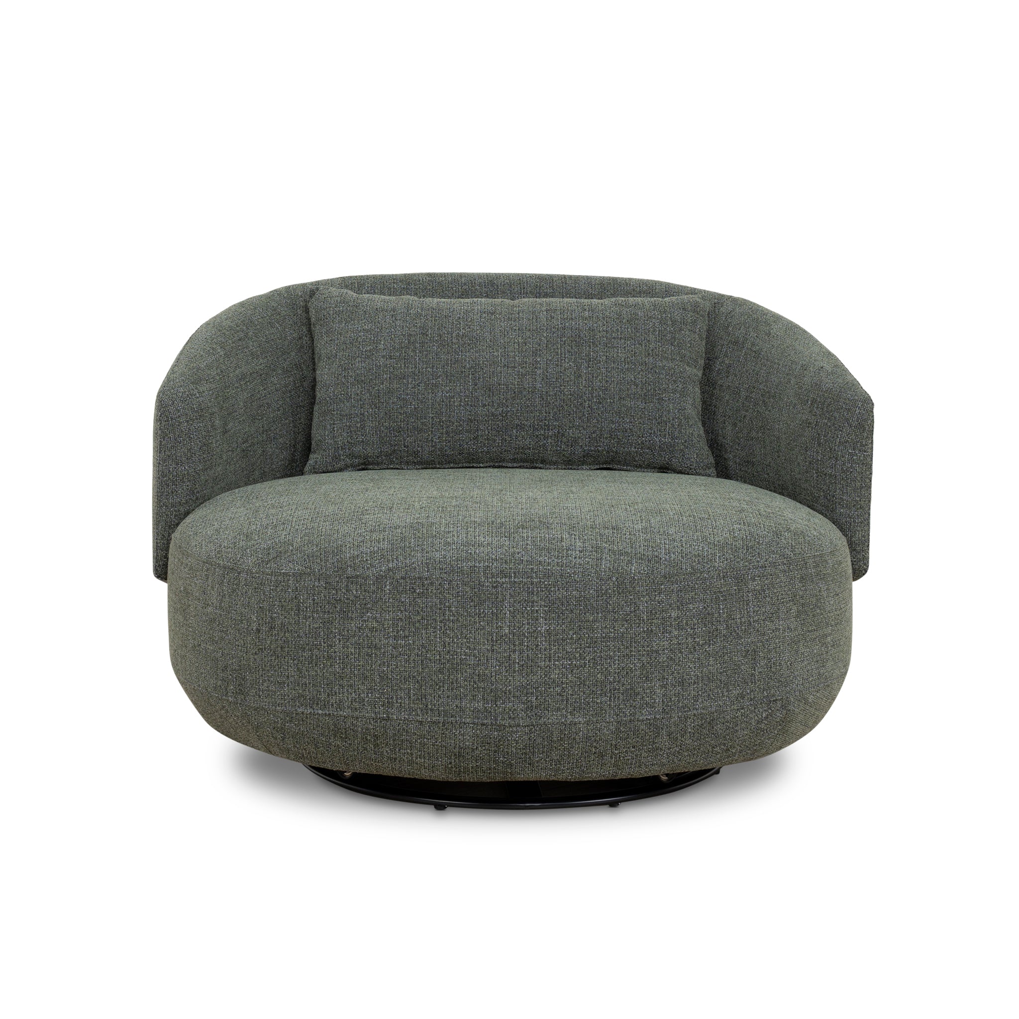 Swivel Armchair | Moss Green | Myka Home