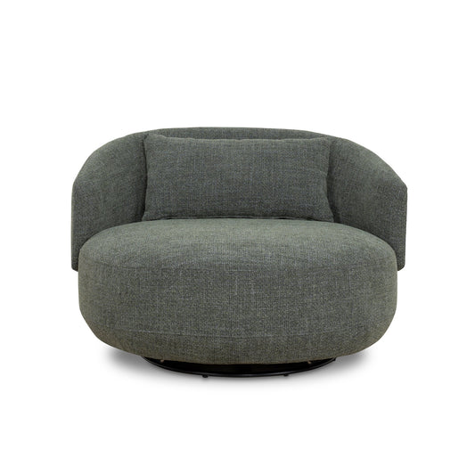 Swivel Armchair | Moss Green | Myka Home