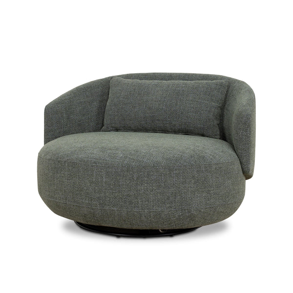 Swivel Armchair | Moss Green | Myka Home