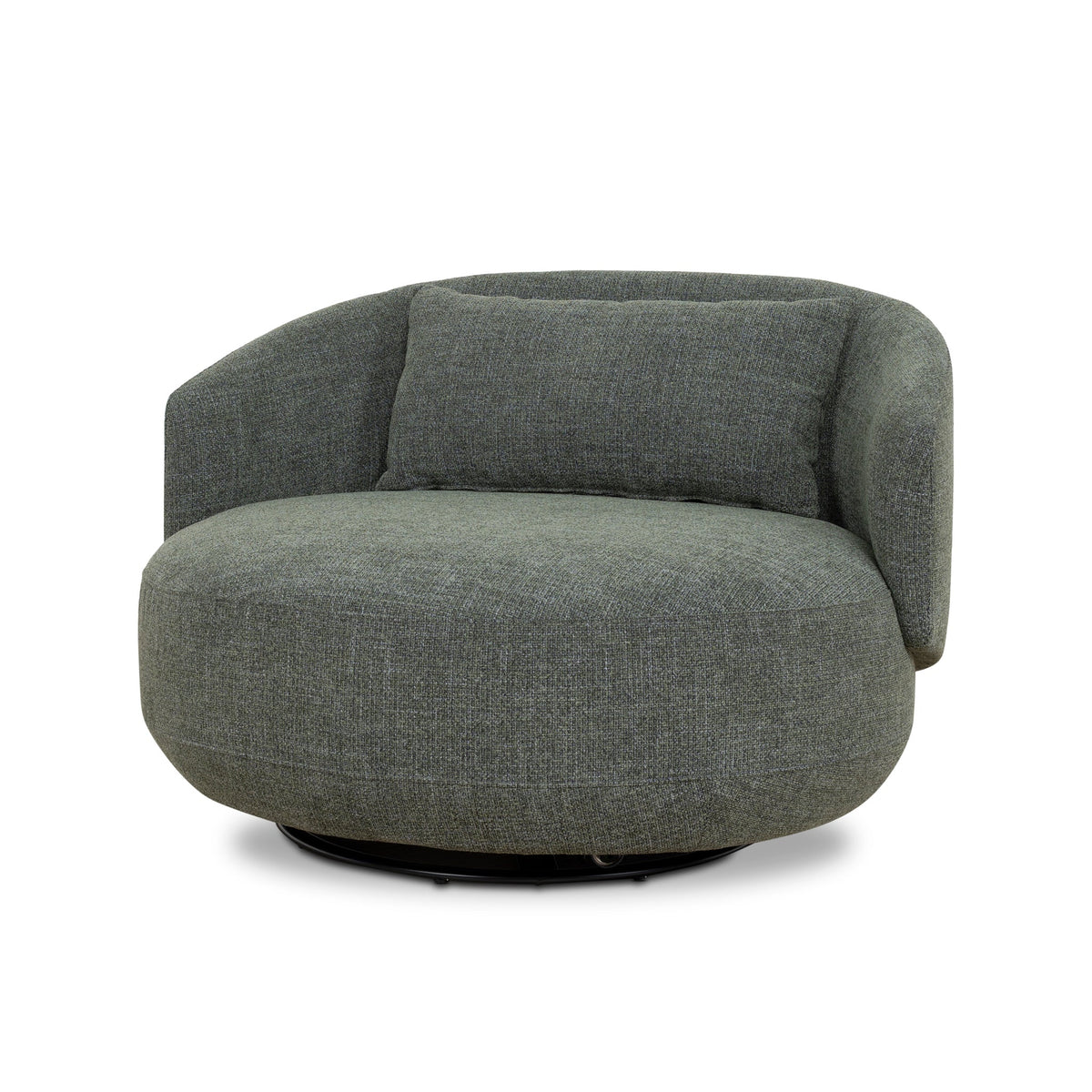 Swivel Armchair | Moss Green | Myka Home