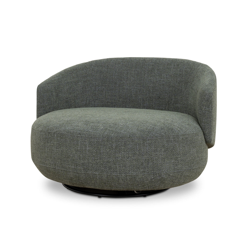 Swivel Armchair | Moss Green | Myka Home