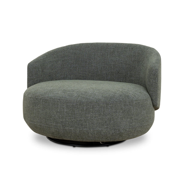 Swivel Armchair | Moss Green | Myka Home