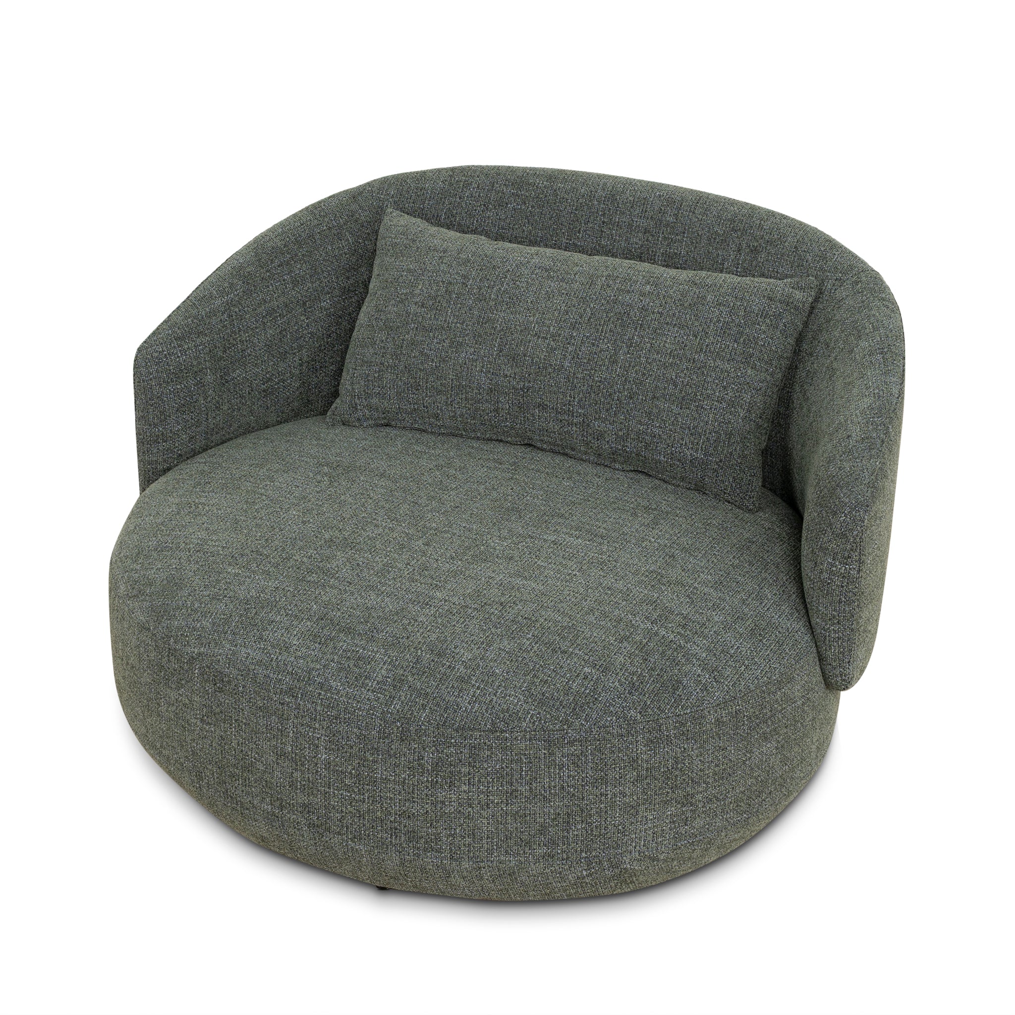 Swivel Armchair | Moss Green | Myka Home