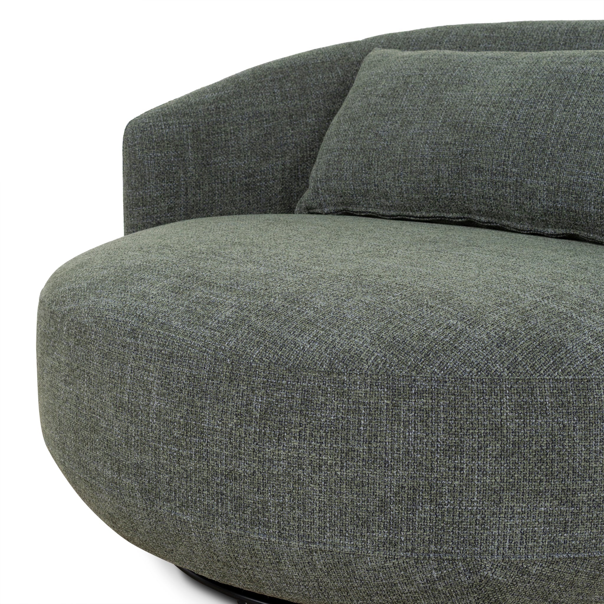 Swivel Armchair | Moss Green | Myka Home