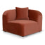 Corner Option For 4 Seater Sofa | Burnt Maroon | Myka Home