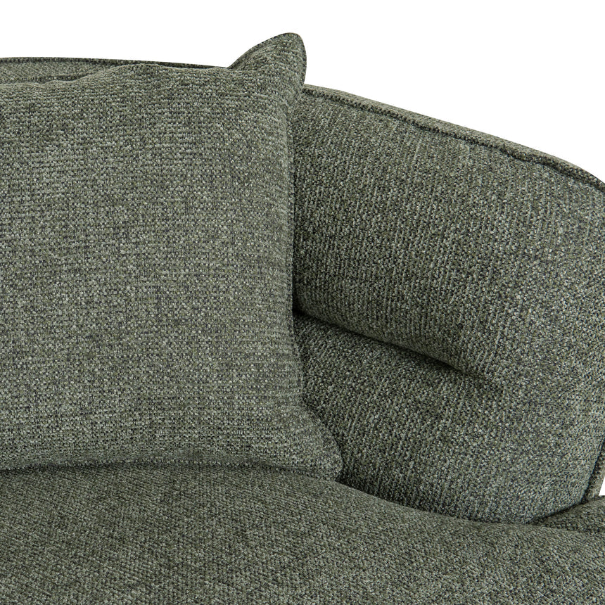 Left Chaise Sofa - Coral Dark Green - View 10